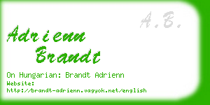 adrienn brandt business card